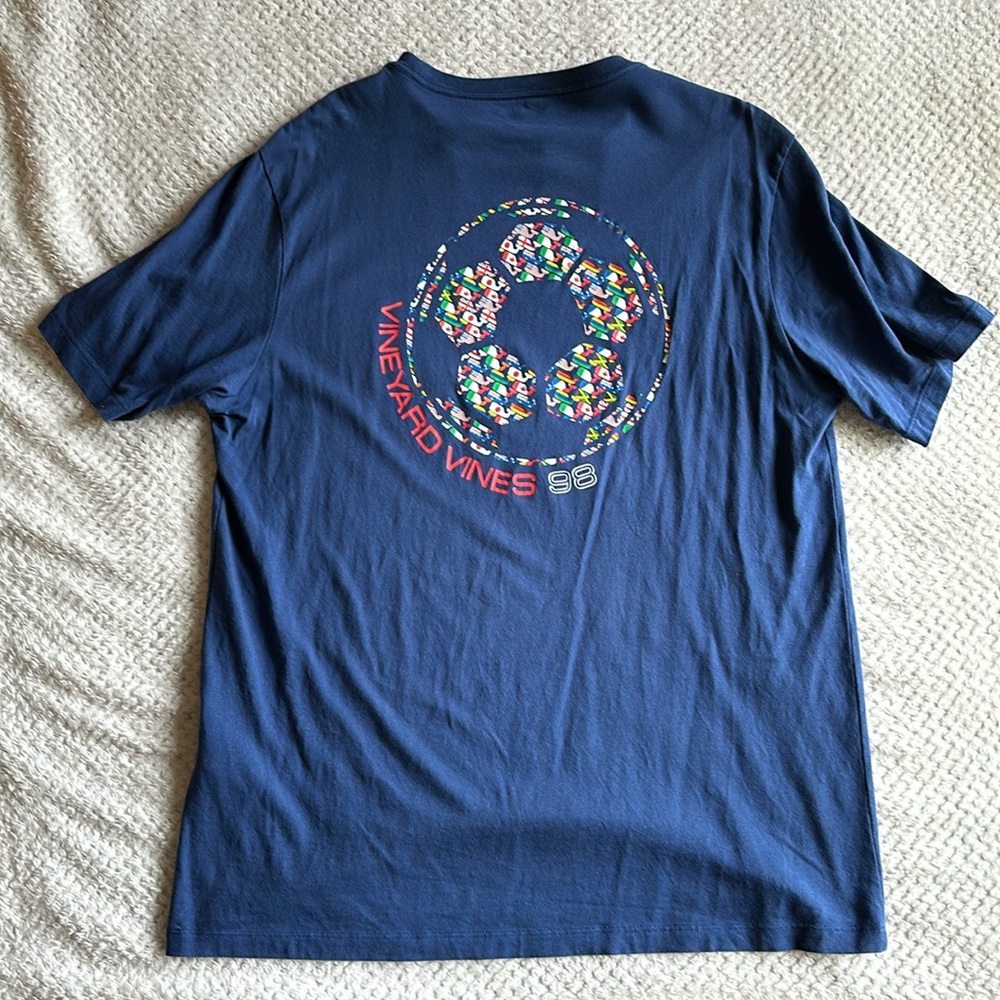 Vineyard Vines Nation Flags Short-Sleeve Pocket Tee